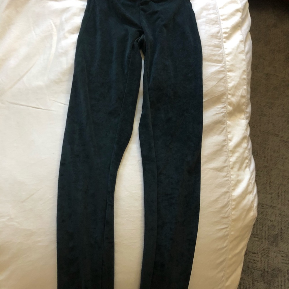 James Perse velvet leggings size 0 brand new